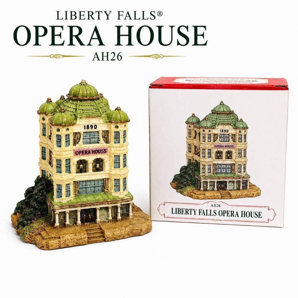 Liberty Falls Opera House AH26 Figurine w/ Box